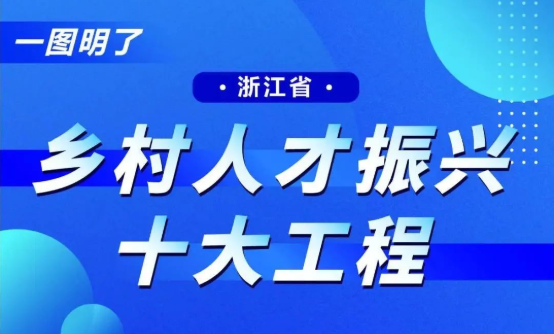 一圖明了｜浙江省鄉(xiāng)村人才振興十大工程